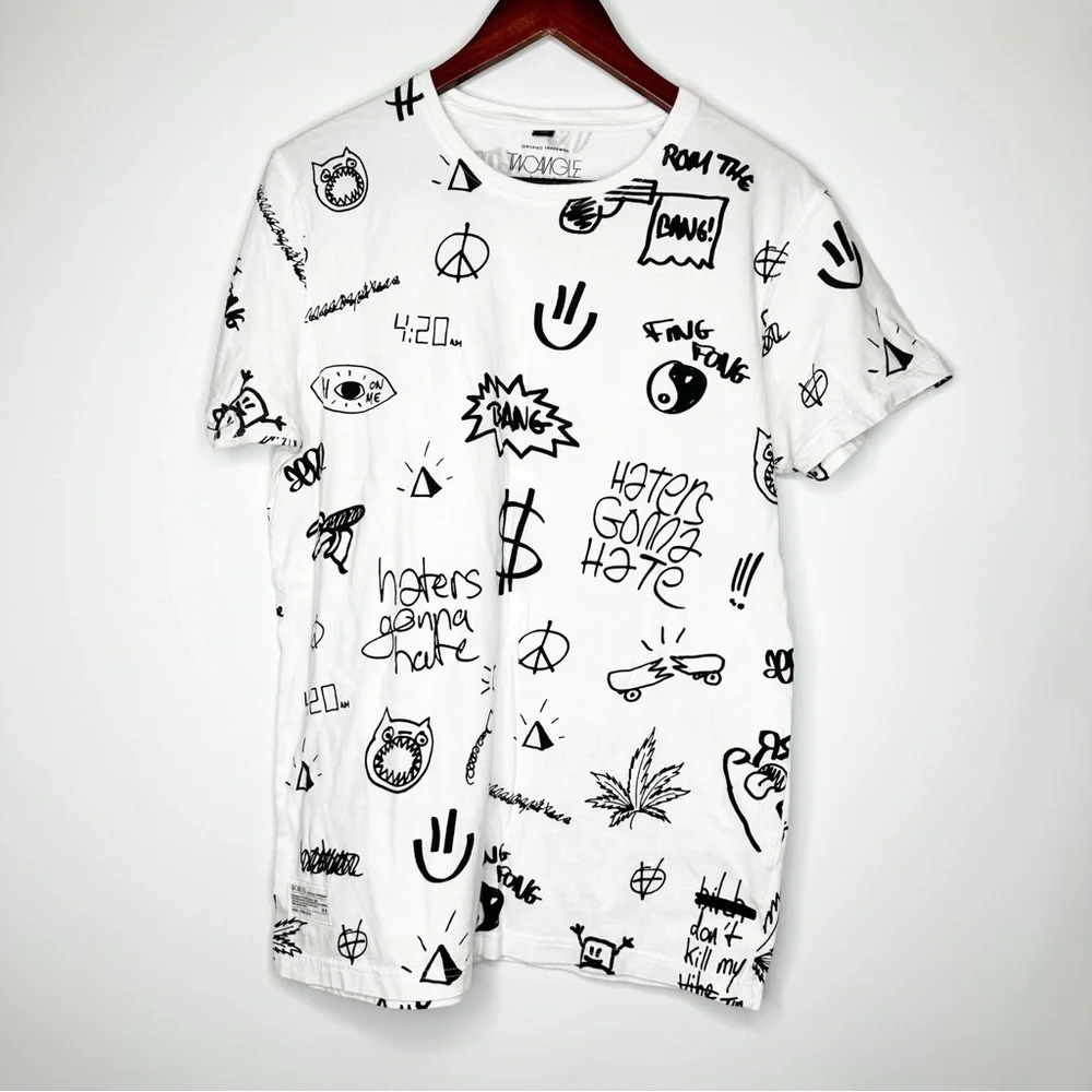 Two Angle Paris 420 Tee Size Large